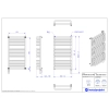 Grzejnik elektryczny STANDARD 3D Electro biały połysk 50x90 cm STDE-50/90+GH-09C1 Instal Projekt