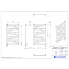 Grzejnik elektryczny TRICK Electro biały mat 50x90 cm TRKE-50/90C34+GH-04C1 Instal Projekt