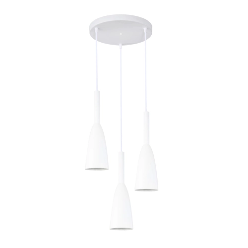 Lampa wisząca SOLIN biała 3x60W E27 Light Prestige