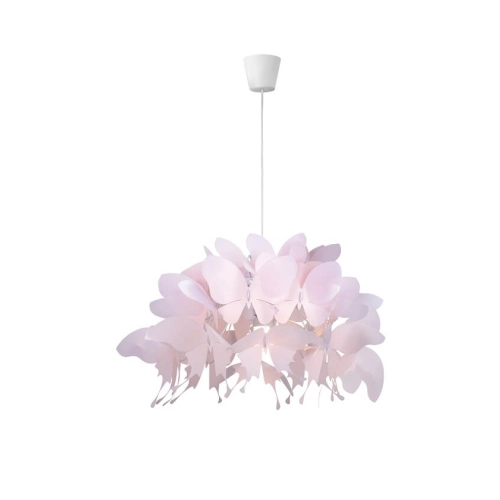Lampa wisząca FARFALLA różowa 1x60W E27 Light Prestige