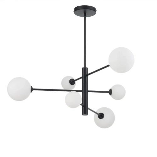 Lampa wisząca DORADO czarna 6x40W G9 Light Prestige